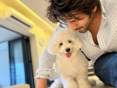 Check out Kartik Aaryan's latest picture with his pet Katori