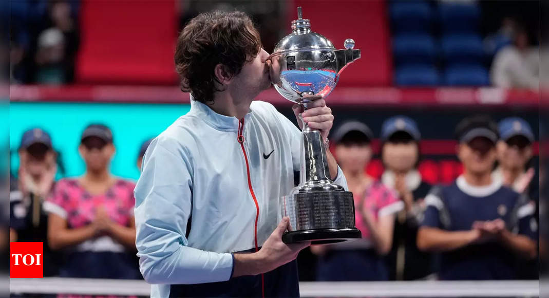 Taylor Fritz wins all-American showdown to clinch Japan Open title | Tennis News – Times of India