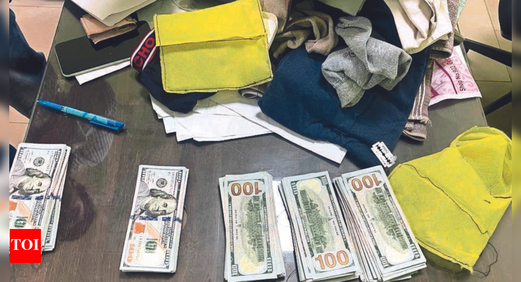 Man tries to smuggle out US dollars at KIA