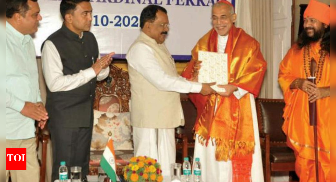 Every citizen must consider themself Indian first Cardinal Filipe Neri Ferrao Goa News