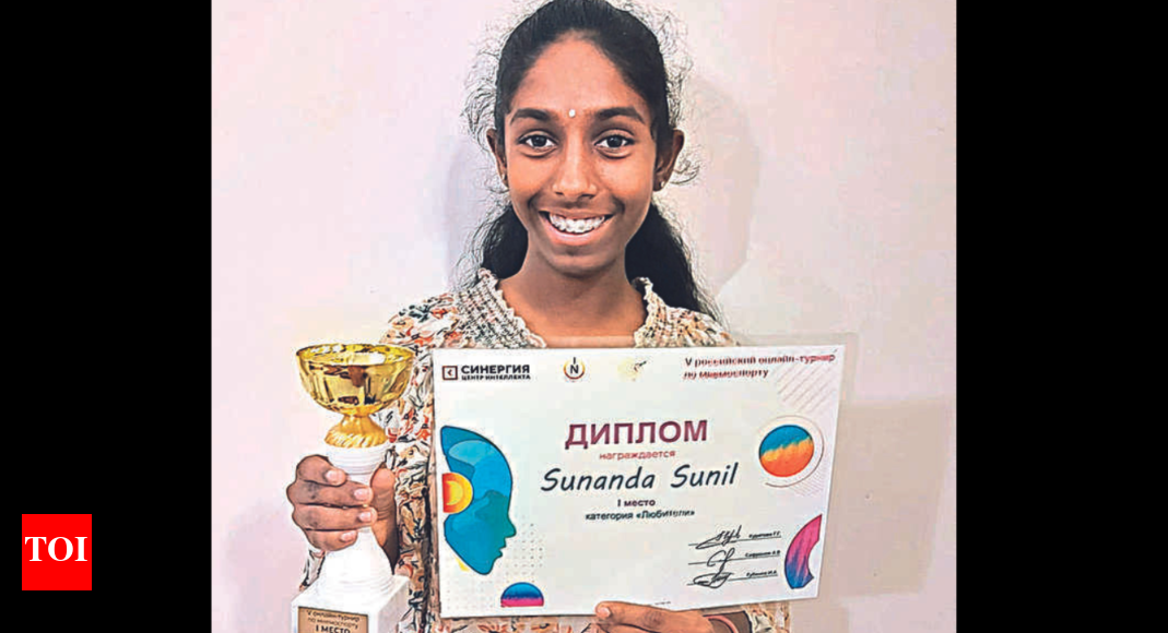Bengaluru girl shines at national memory championship | Bengaluru News ...