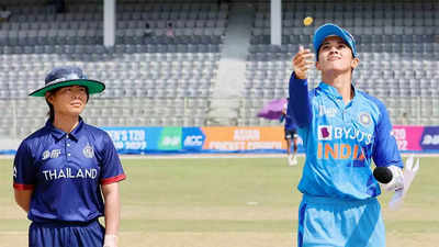 Women's Asia Cup: India opt to bowl against Thailand