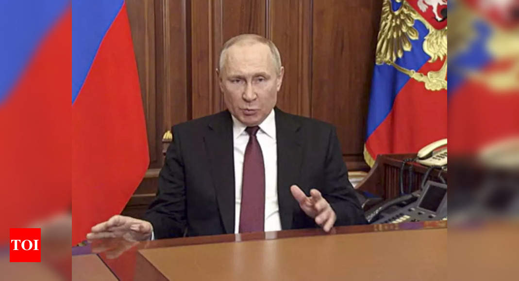 Vladimir Putin: Moscow will respond forcefully to Ukrainian attacks – Times of India