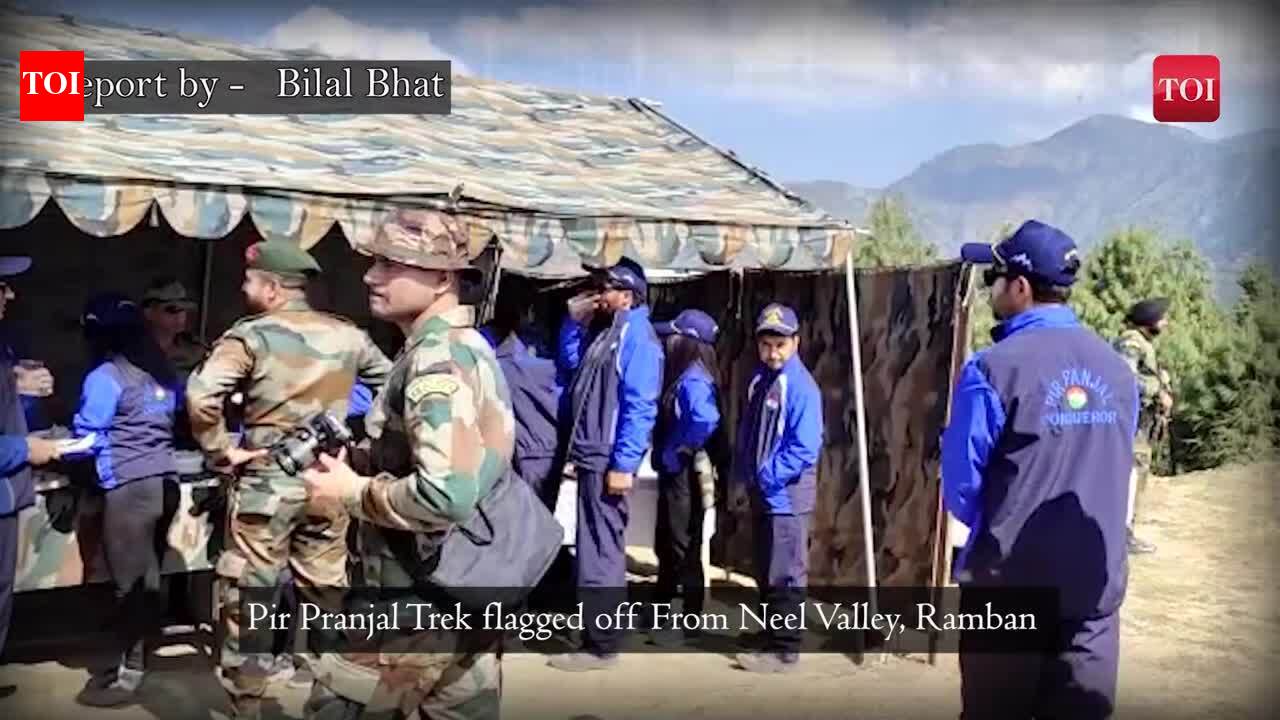 indian army: Indian army organises Pir Pranjal Trek, locals welcome 17 ...