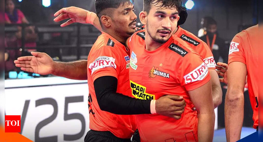 Pro Kabaddi League: Guman Singh and Jai Bhagwan shine as U Mumba register big win | Pro-Kabaddi-League News – Times of India