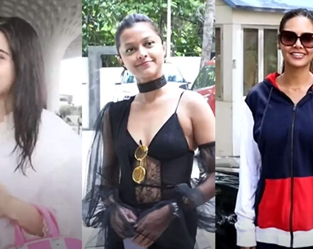 
#CelebrityEvenings: From Sara Ali Khan to Esha Gupta, Bollywood celebs spotted in Mumbai
