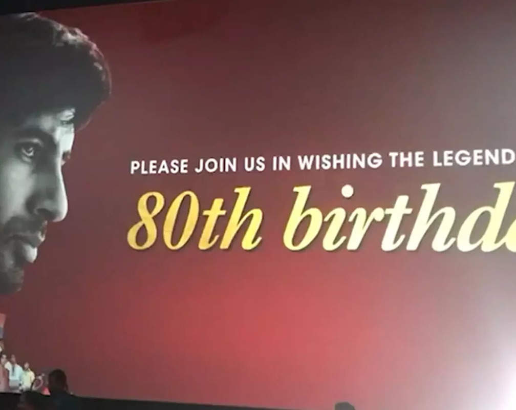 
Happy Birthday Amitabh Bachchan! Bollywood celebs and fans celebrate Big B's birthday at the special screening of 'Amar Akbar Anthony'
