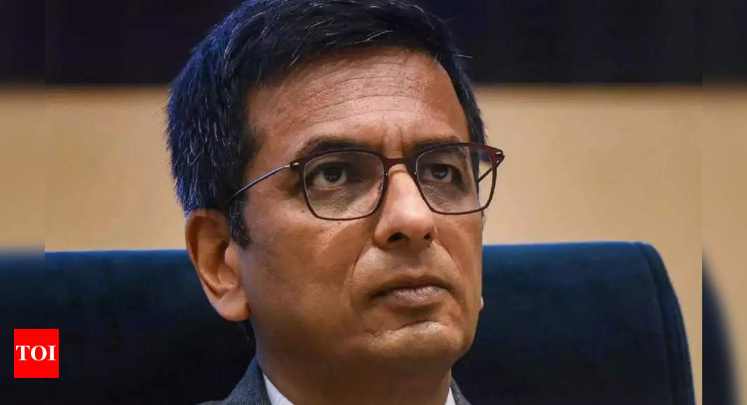 CJI U U Lalit recommends Justice D Y Chandrachud as his successor | India News – Times of India