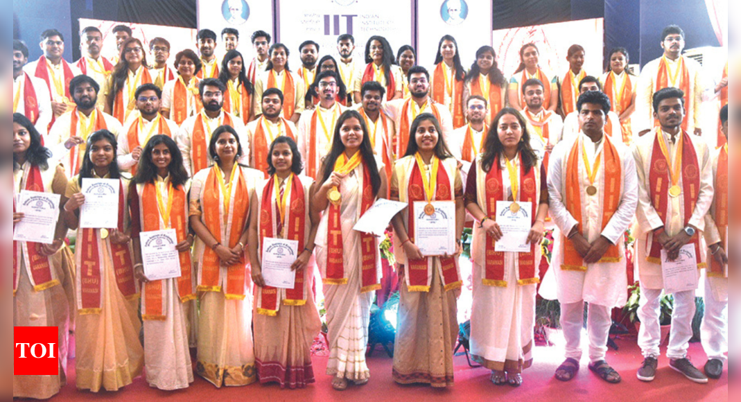 Students take a selfie as they celebrate during 15th convocation of Nalanda  Open University