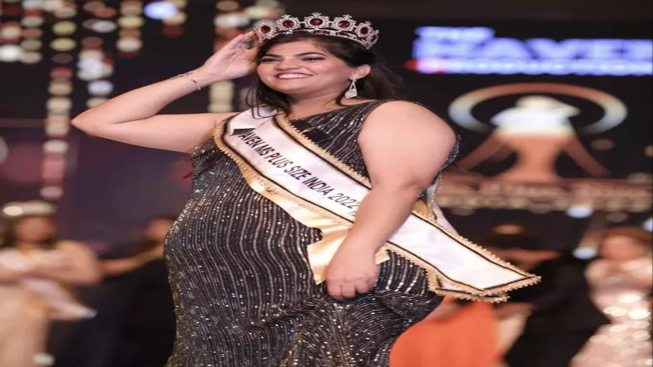 Mudita Shauq crowned Maven Ms Plus Size India 2022 - Times of India