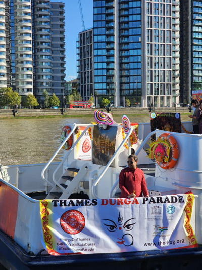 London witnesses a Durga Puja parade on the Thames