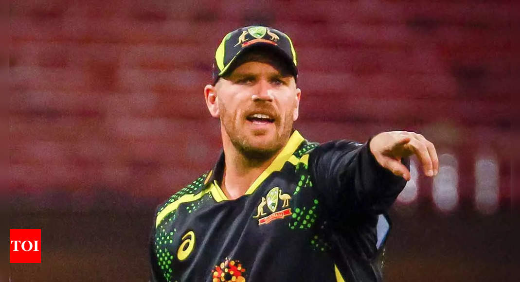 ICC reprimands Australia captain Aaron Finch for use of ‘audible obscenity’ | Cricket News – Times of India