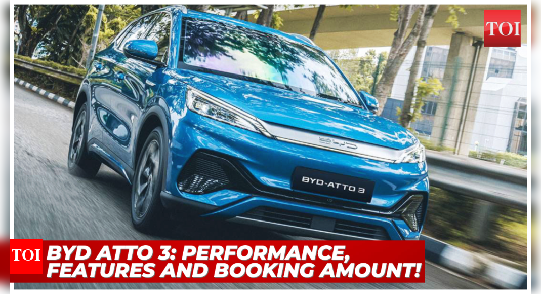 BYD Atto 3 electric SUV bookings open: All about MG ZS EV, Hyundai Konas Chinese rival - Times of India
