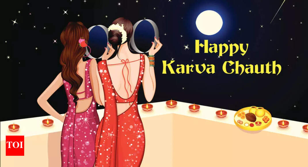 Karwa Chauth Vrat 2022: Know how to make your wife feel special on this festival?? | - Times of India Karwa Chauth Vrat 2022: Know how to make your wife feel special on this festival?? | - Times of India