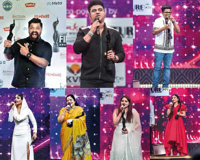 67th Parle Filmfare Awards South: Black Lady winners with a golden voice
