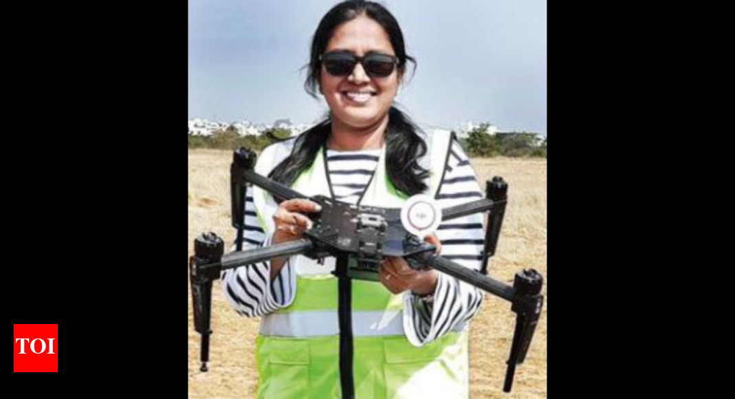 Six of India's 12 women drone pilots from Hyderabad Hyderabad News