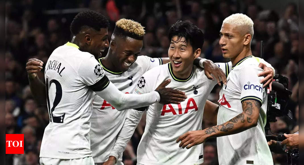 champions-league-son-heung-min-shines-with-double-as-spurs-sink-frankfurt-or-football-news-times-of-india