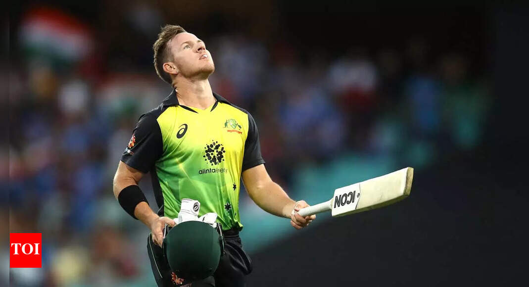 ICC T20 World Cup practice match D'Arcy Short, Nick Hobson power