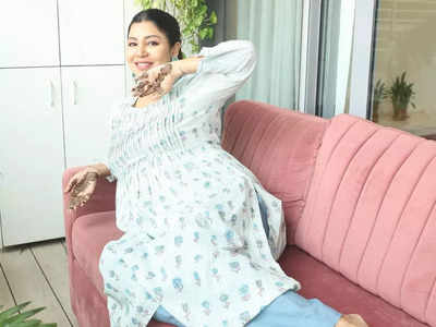 Pregnant Debina Bonnerjee clarifies she's not fasting on Karva Chauth; also reveals why she has put less mehendi
