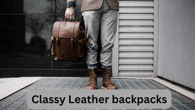 Leather Backpacks: The Classy Ones To Pick From (May, 2024)