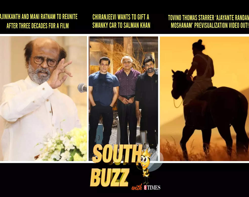 
South Buzz: Rajinikanth and Mani Ratnam to reunite after three decades for a film; Chiranjeevi wants to gift a swanky car to Salman Khan

