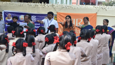 Coimbatore school children taught how to make manure with kitchen waste