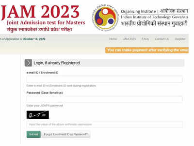 IIT Guwahati JAM 2023: Registration for Joint Admission Test for Masters  Starts Now