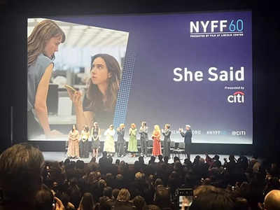 'She Said' movie on Harvey Weinstein exposé premieres in NYC