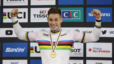 Star Dutch sprint cyclist Harrie Lavreysen clinches 10th world track title