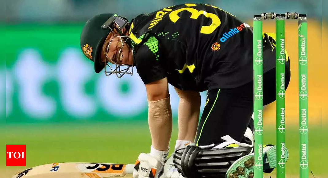 Australia fret over David Warner’s injury ahead of T20 World Cup opener | Cricket News – Times of India