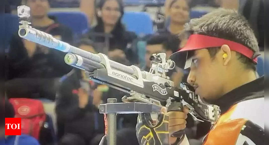 Rudrankksh Patil becomes second Indian shooter to win 10m air rifle gold at World Championships, secures Paris Olympics quota | More sports News – Times of India
