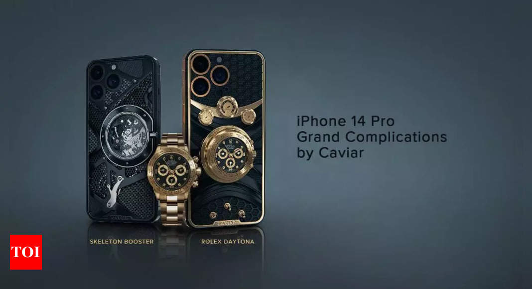 Watch: Caviar iPhone 14 Pro And 14 Pro Max come with Rolex watch at the back – Times of India