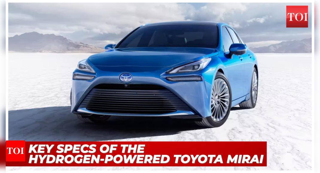 Hydrogenpowered Toyota Mirai test mule in India Highlights Times of