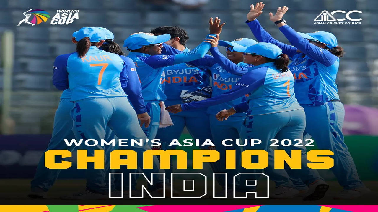 India W vs Sri Lanka W, Womens Asia Cup 2022 Final India thrash Sri Lanka to lift 7th title