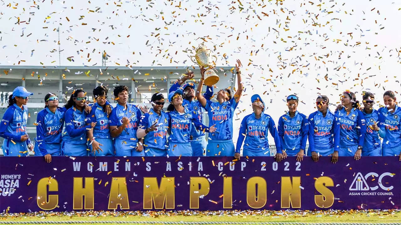 India romp to seventh Womens Asia Cup title with easy win over Sri Lanka Cricket News