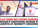 Play hard but work harder: Ranveer Singh's inspiring words for students at Bennett University