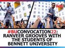 #BUConvocation22: Ranveer Singh grooves with the students of Bennett University