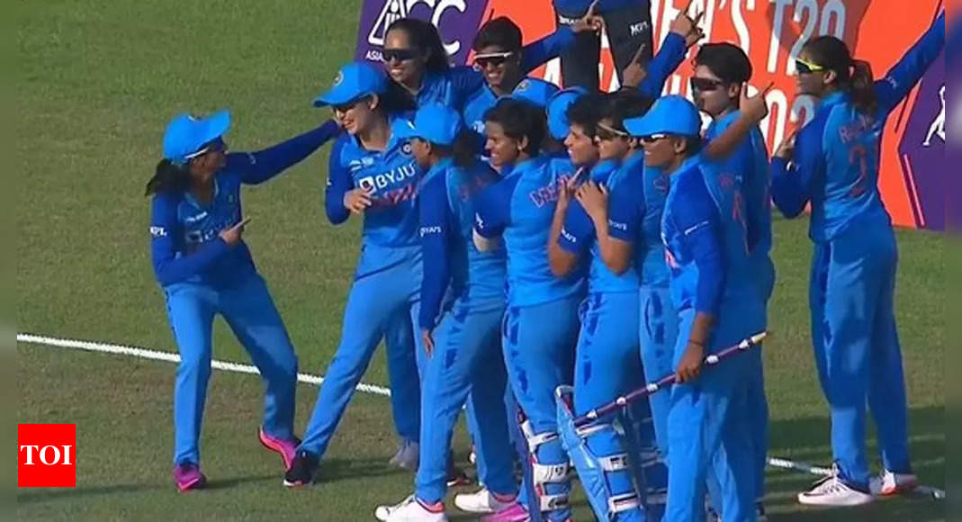 PM Modi and Jay Shah react to Indian women’s team Asia Cup 2022 win | Cricket News – Times of India
