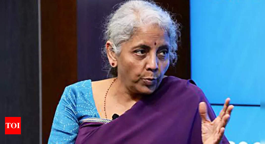 ‘Indian Rupee has performed much better…,’ Sitharaman on Rs vs dollar – Times of India