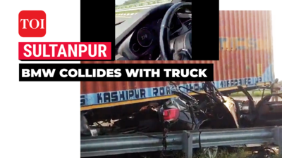 Purvanchal Expressway crash: Moments before fatal collision, video shows BMW car speeding at 230 kmph