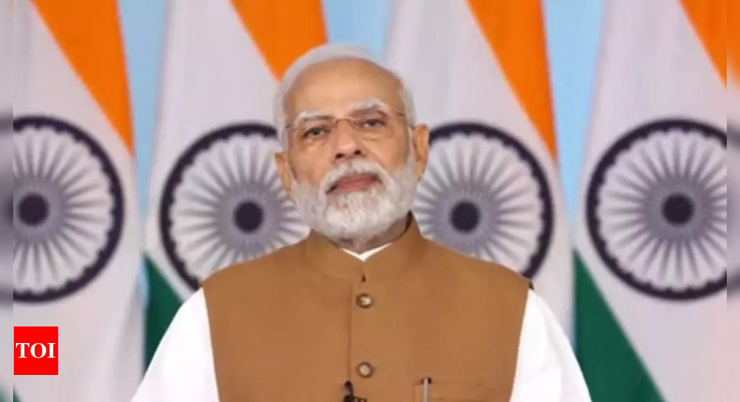 Prime Minister Narendra Modi launches 75 Digital Banking Units, says will ‘simplify lives of common people’ | India News – Times of India