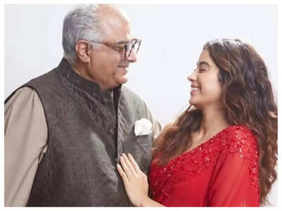 Janhvi on working with father Boney Kapoor