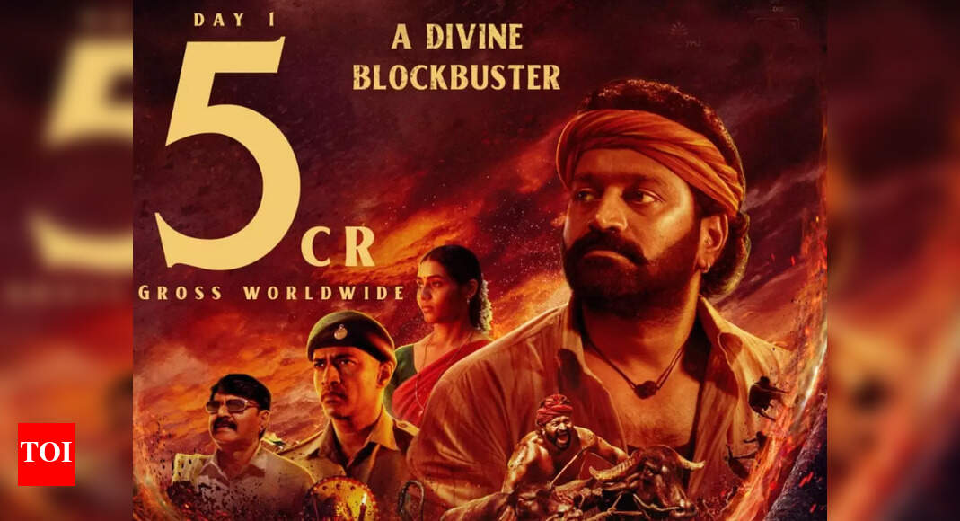 'Kantara' Telugu box office collection Day 1 Rishab Shetty's action thriller left everyone