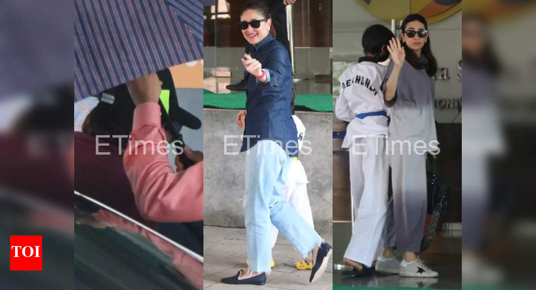 Photos: Shah Rukh Khan, Gauri Khan, Saif Ali Khan and Kareena Kapoor attend AbRam and Taimur's Taekwondo match