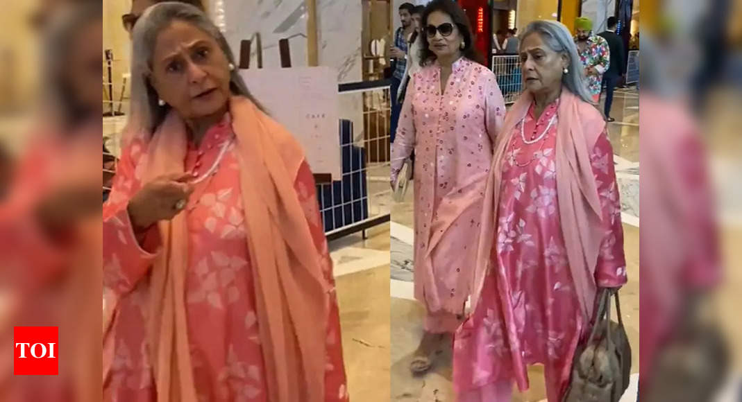 “I hope you double and fall,” says Jaya Bachchan as paparazzo clicks her photos – Times of India