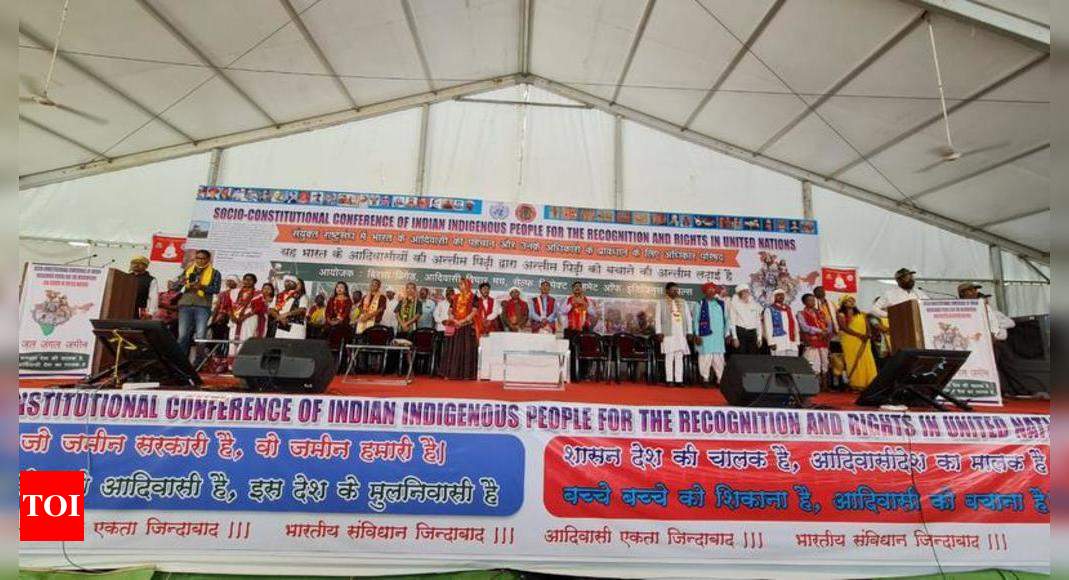 Govt aiming for adivasi-mukt Bharat, claim tribal delegates | Nagpur News -  Times of India