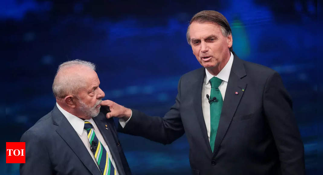 Le Brésilien Luiz Inácio Lula da Silva et Jair Bolsonaro s’affrontent lors du premier débat en tête-à-tête