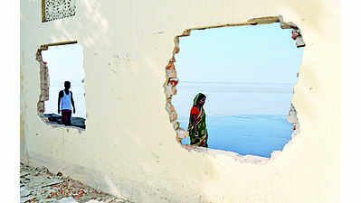 Sarma inspects erosion-hit areas