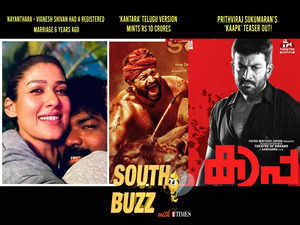 South Buzz Nayanthara And Vignesh Shivan Had A Registered Marriage 6 Years Ago Kantara Telugu Version Mints Rs 10 Crores Prithviraj Sukumaran S Kaapa Teaser Out Kannada Movie News Times Of India