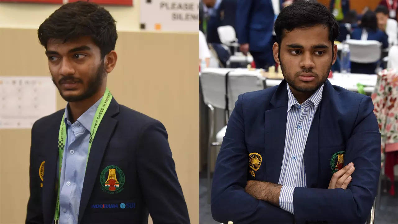 Young Indian Grandmasters Erigaisi, Gukesh beat world champion